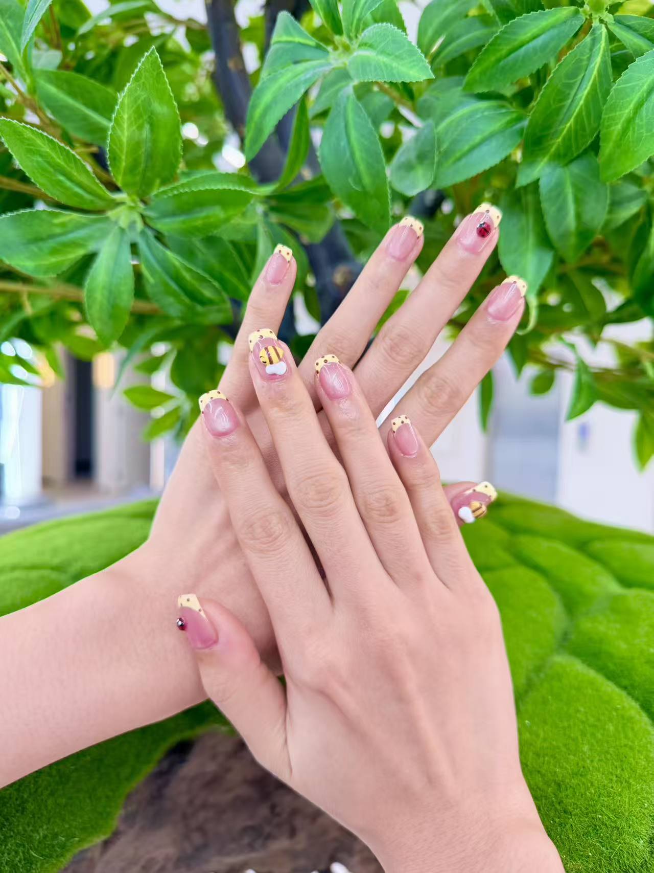 Detailed manicure and nail art at DIFFANY
